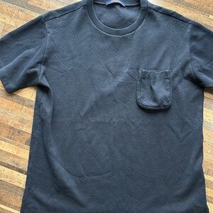 Louis Vuitton blue Monogram Short Sleeve Tee